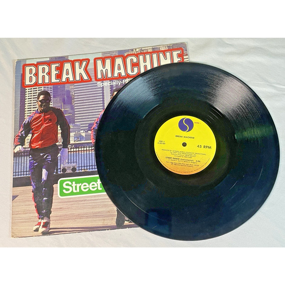 BREAK MACHINE Street Dance 12" Vinyl Single 45 rpm Hip Hop Sire Records Vtg 1983 - Picture 4 of 8